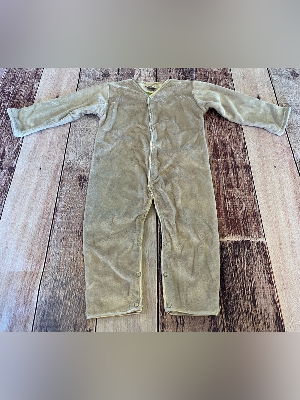 New Beige “My Blankee” Fleece Romper One-Piece Girl or Boy 18 Months NWT